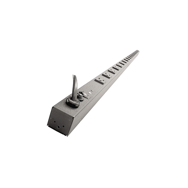 Chatsworth Products Cpi BASIC VERTICAL PWR STRIP (PDU), SGL PHASE, 125V, 20A, 24-RECPT 12848-706